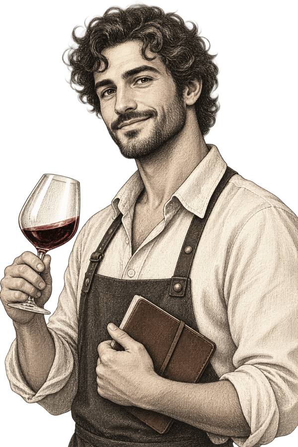 Luca sommelier portrait